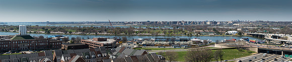 Panorama from the roof of the U.S. Department of Housing and Urban Development